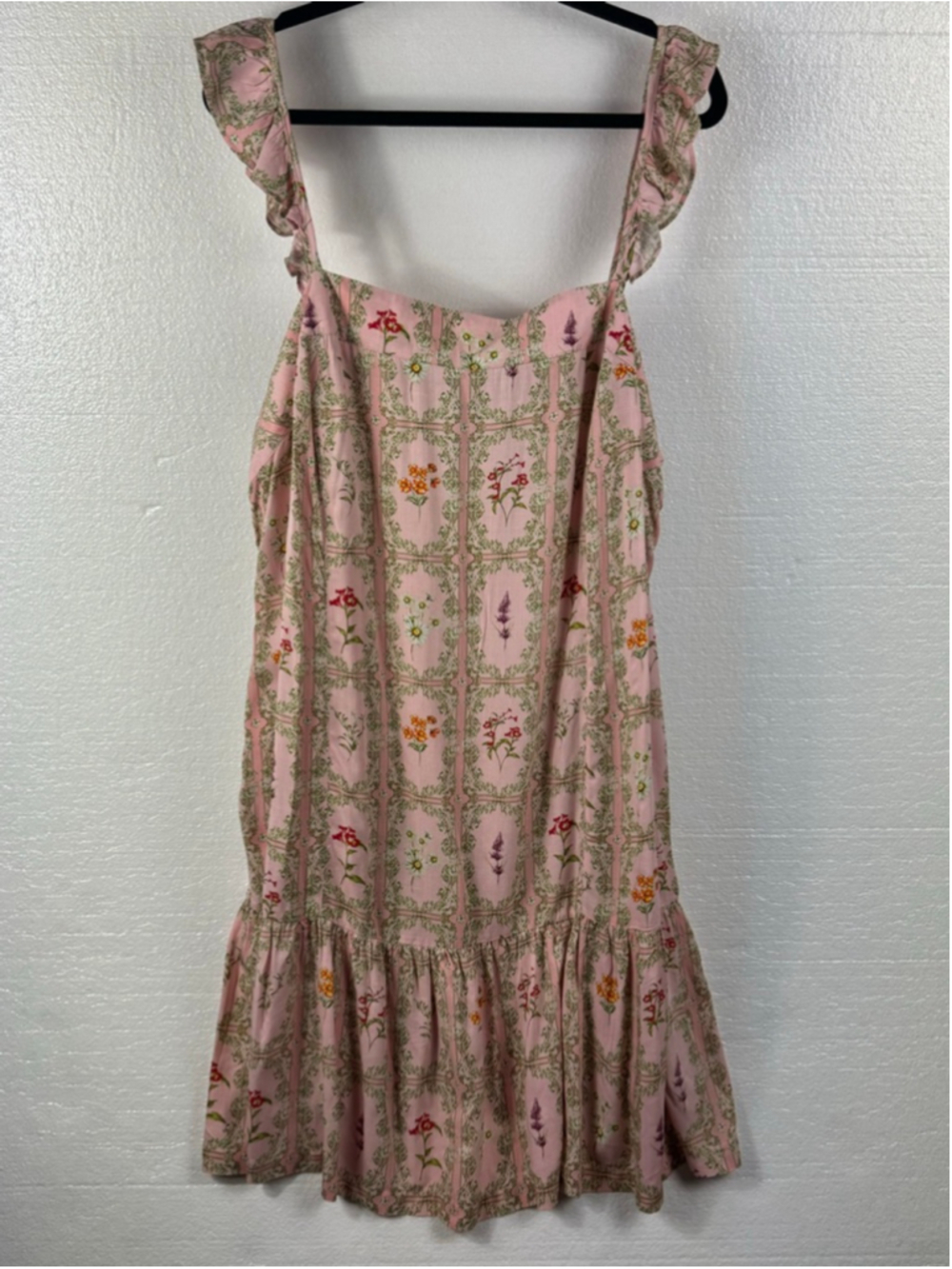Agua Bendita for Target dainty floral print flutter sleeve mini dress size 3x